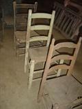 Primitive Leather seat Chairs