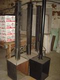 Iron Gas Light Poles with storage for freestanding 5 gallon bottles