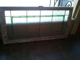 Large 2 foot X 5 foot staines glass window