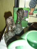 Bronze Golfer Bookends