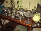 Lots of Sterling Holloware, some will be polished