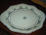 Huge Transferware Platter 20"