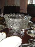 American Pattern Fostoria Large Punch Bowl