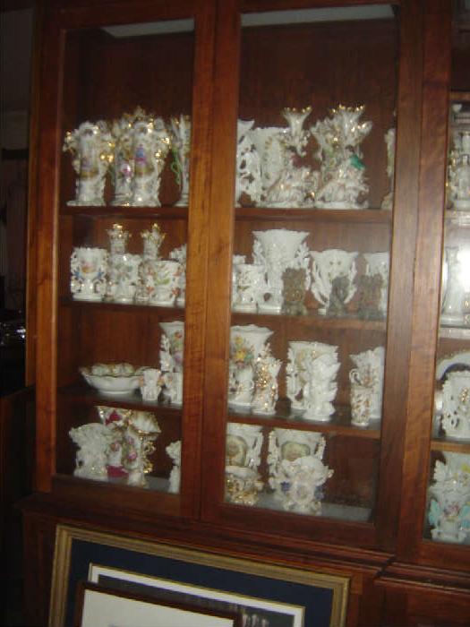 Old Paris Vase Collection  Many Pairs