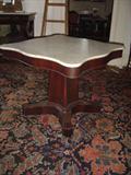 LH-1 Marbletop Empire Square Parlor Table
