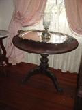 P-18 Eastlake Large Round Tilt Parlor Table ca. 1870
