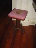 P15 Empire Walnut Pedestal Oran or Piano stool