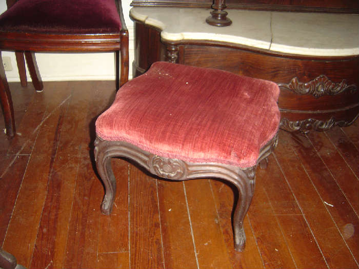 L - H    Rococco Footstool