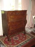 H-16-D Empire Tall Dresser or Butlers Chest
