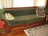 ML-1 Empire Sofa Green Velvet