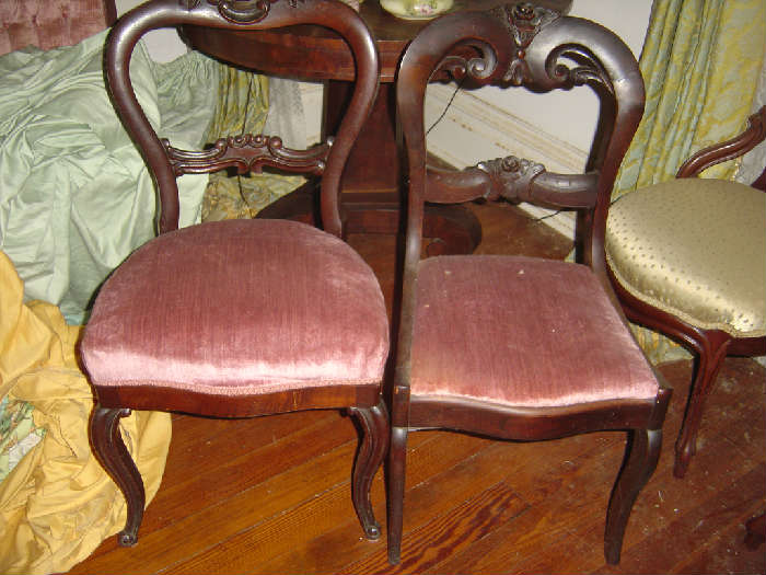 Misc Mahogany side Chairs