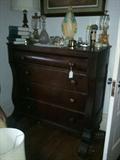 PH-6 Late empire 4 Drawer Massive Gentlemans Chest