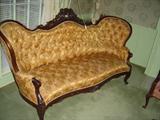 Rosewood Rococco Parlor Sofa Gold Damask
Code CS-6