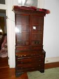 Empire Mahogany Secretary Bookcase
