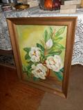 Oil opf Magnolias by helen Ripley, brookhaven Artist
