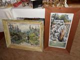 2 Oil Paintings by Brookhaven artist Mercedes Davis