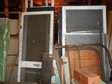 9 or 10 Old Screen Doors for sale