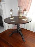 One of a Pair Eastlake tiltop Center Tables
