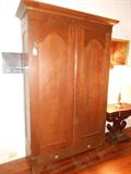 Walnut arched door ca. 1860 Armoire