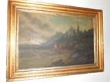 Signed 19th Century Oil Painting