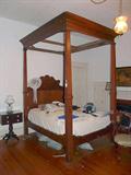 Antique Walnut 4 Post Teaster Bed.