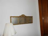 Gold Frame Overmantle Mirror