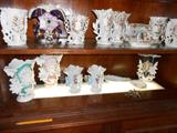 Old Paris Porcelain closeups in Cabinet