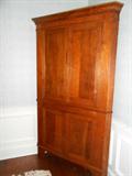 Federal period walnut Corner Cabinet