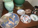 Later shearwater vase 1996 I think. Various imari, Great Cloisione vase