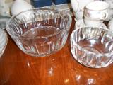 Orrefors Crystal fruit Bowl and condiment Bowl