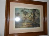 Robert Rucker signed Print Louisiana Art