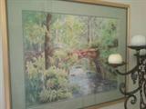 Large watercolor by Gloria Garrison, Russelville, ARK and southern
Watercolorist