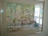 Large watercolor by Gloria Garrison