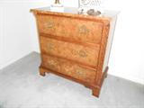 Baker Figured Burl Walnut Butlers Chest