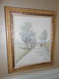 Painting by Italian Artist Pecoraro, Listed artist. Item bought through Navarro Mclean Interiors