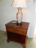 Pair Baker Irish Chippendale Bedside Cabinets
