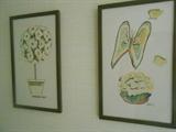 Ann Reilly Pair watercolors