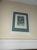 Small Block Print of "Mistletoe and windsor" by William Gambo