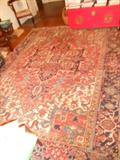 Antqie Heriz Rug 10.6 Ft X 8.1 ft. Not Photo slight wear