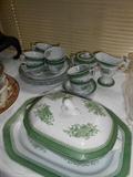 Spode "Fitzhugh" Pattern Pine stone dinnerware