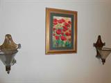 Red Flowers Oil painting by Pavel Artamanov