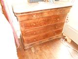 Louis Phillip Marbeltop 5 Drawer Chest