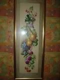 Pair Tall Fruit Prints