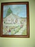 Pat Bracken Oil Canvas
8 X 11" Jackson, MS Artist
Reverse Says "Canton Flea
Markey, 1968.