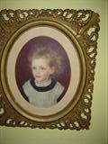 Antique Gilt Frame with
Print of Renior Girl.
Decorative Piece.