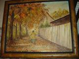 Lady Mary Taylor Oil on Canvas of Boy in Autumn.
Eupora, MS listed Mississippi Artist
18" X 22" approx.