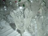 June Night Crystal
3 sizes 6 stems each.
Cream and Sugar
7" Salad Plates