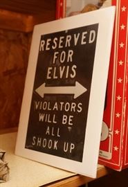 Elvis parking sign
