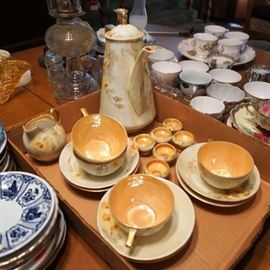 Austrian porcelain coffee set