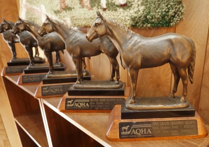 Quarter horse trophies
